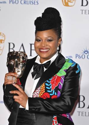 Gbemisola Ikumelo attends the BAFTA Television Awards with P&O Cruises, at the Royal Festival Hall in London, England. UK. Sunday 12th May 2024 - Copyright: xJamesxWarrenx FP_BAFTA_TV_Awards_Press_Room_026
