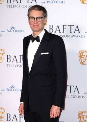 Stephen Merchant attends the BAFTA Television Awards with P&O Cruises, at the Royal Festival Hall in London, England. UK. Sunday 12th May 2024 - Copyright: xJamesxWarrenx FP_BAFTA_TV_Awards_Press_Room_031
