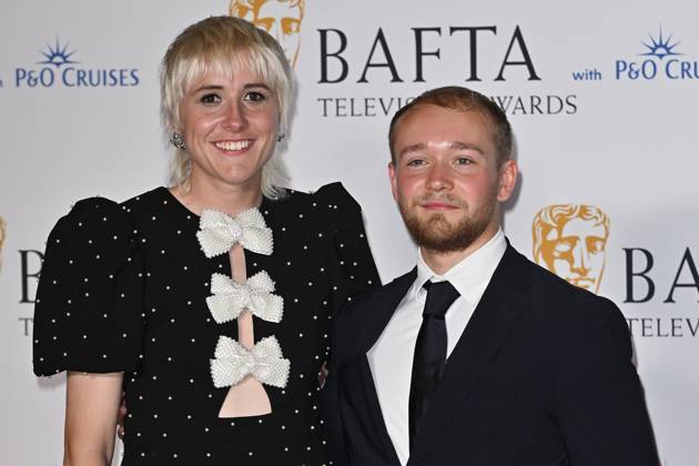 Maisie Adam and Billy Monger attends the BAFTA Television Awards with P&O Cruises, at the Royal Festival Hall in London, England. UK. Sunday 12th May 2024 - Copyright: xJamesxWarrenx FP_BAFTA_TV_Awards_Press_Room_040