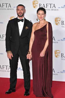 Matt Willis and Emma Willis attends the BAFTA Television Awards with P&O Cruises, at the Royal Festival Hall in London, England. UK. Sunday 12th May 2024 - Copyright: xJamesxWarrenx FP_BAFTA_TV_Awards_Press_Room_045