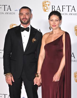 Matt Willis and Emma Willis attends the BAFTA Television Awards with P&O Cruises, at the Royal Festival Hall in London, England. UK. Sunday 12th May 2024 - Copyright: xJamesxWarrenx FP_BAFTA_TV_Awards_Press_Room_046
