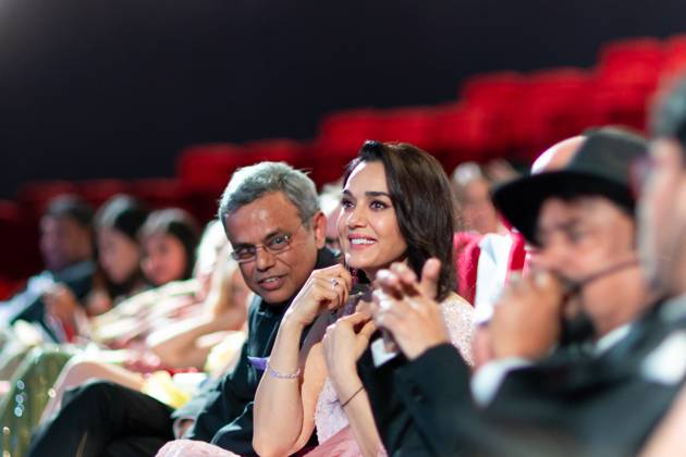 Cannes - Pierre Angenieux Prize Award Ceremony Preity Zinta during the 2024 Pierre Angenieux Prize award ceremony at the 77th annual Cannes Film Festival at the Palais des Festivals, Saturday, May 24, 2024 in Cannes, France. Photo by Cyril Chateau ABACAPRESS.COM Cannes France Copyright: xChateauxCyril ABACAx