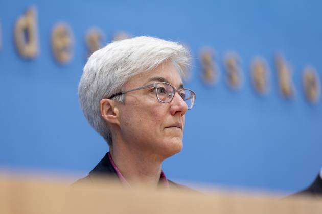 Dr. Brigitte Knopf, Deputy Chairwoman of the Expert Council for Climate Issues, recorded during the press conference on the special report on the review of the greenhouse gas projection data 2024 at the Federal Press Conference in Berlin, 03 06 2024 Berlin Germany Copyright: xLorenzxHuterxphotothek.dex