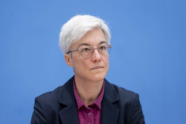 Dr. Brigitte Knopf, Deputy Chairwoman of the Expert Council for Climate Issues, recorded during the press conference on the special report on the review of the greenhouse gas projection data 2024 at the Federal Press Conference in Berlin, 03 06 2024 Berlin Germany Copyright: xLorenzxHuterxphotothek.dex