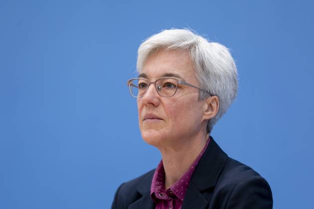 Dr. Brigitte Knopf, Deputy Chairwoman of the Expert Council for Climate Issues, recorded during the press conference on the special report on the review of the greenhouse gas projection data 2024 at the Federal Press Conference in Berlin, 03 06 2024 Berlin Germany Copyright: xLorenzxHuterxphotothek.dex