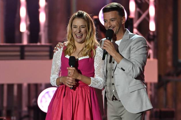 15 06 2024 Bad Kleinkirchheim St Oswald am Hoferriegel in Austria AUT Wenn die Musi spielt Open Air 2024 Stefanie Hertel and Marco Ventre,