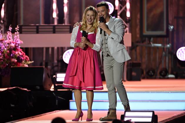 15 06 2024 Bad Kleinkirchheim St Oswald am Hoferriegel in Austria AUT Wenn die Musi spielt Open Air 2024 Stefanie Hertel and Marco Ventre,