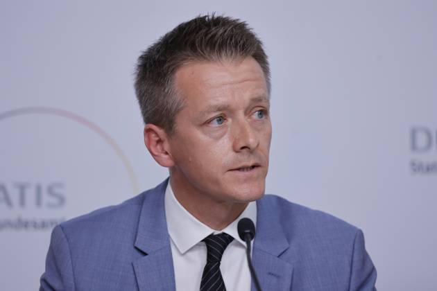 Florian Burg, Press spokesperson, Germany, Berlin, Federal Press Conference, Federal Statistical Office, Census 2022 start of publication of results