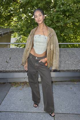 Vicky Natascha Vogel at the Dawid Tomaszewski presentation and exhibition opening Excess In Elegance at the Berlin Fashion Week S S 2025 at the Kunstgewerbemuseum Berlin, 03 07 2024 Foto:xF.xKernx xFuturexImagex tomaszewski_4754