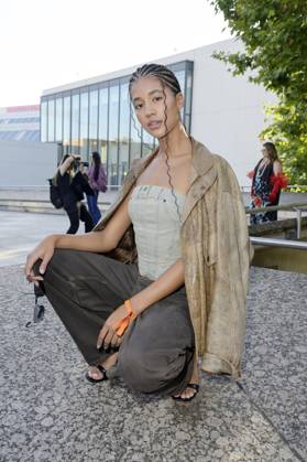 Vicky Natascha Vogel at the Dawid Tomaszewski presentation and exhibition opening Excess In Elegance at the Berlin Fashion Week S S 2025 at the Kunstgewerbemuseum Berlin, 03 07 2024 Foto:xF.xKernx xFuturexImagex tomaszewski_4758