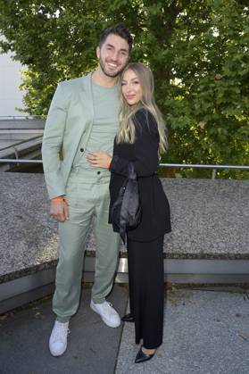 Dennis Gries and Katharina Katja Geretschuchin at the Dawid Tomaszewski presentation and exhibition opening Excess In Elegance at Berlin Fashion Week S S 2025 at the Kunstgewerbemuseum Berlin, 03 07 2024 Foto:xF.xKernx xFuturexImagex tomaszewski_4763
