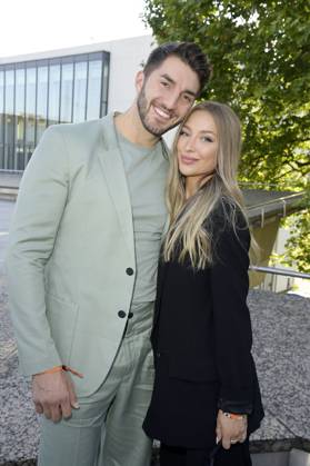 Dennis Gries and Katharina Katja Geretschuchin at the Dawid Tomaszewski presentation and exhibition opening Excess In Elegance at Berlin Fashion Week S S 2025 at the Kunstgewerbemuseum Berlin, 03 07 2024 Foto:xF.xKernx xFuturexImagex tomaszewski_4765