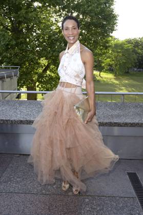 Annabelle Mandeng at the Dawid Tomaszewski presentation and exhibition opening Excess In Elegance at the Berlin Fashion Week S S 2025 at the Kunstgewerbemuseum Berlin, 03 07 2024 Foto:xF.xKernx xFuturexImagex tomaszewski_4788