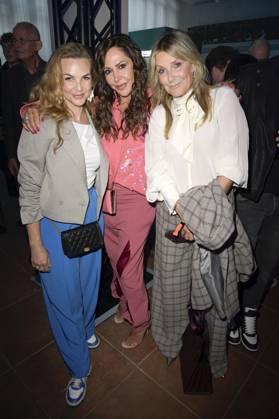 Annika Lau, Simone Thomalla and Kim Fisher at the Dawid Tomaszewski presentation and exhibition opening Excess In Elegance at Berlin Fashion Week S S 2025 at the Kunstgewerbemuseum Berlin, 03 07 2024 Foto:xF.xKernx xFuturexImagex tomaszewski_4797