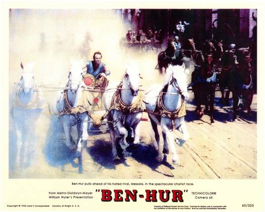 Ben-Hur (1959) - filmstill Ben-Hur (1959) Lobby card with Charlton Heston - - - EDITORIAL USE ONLY Copyright: xCAP KFSx