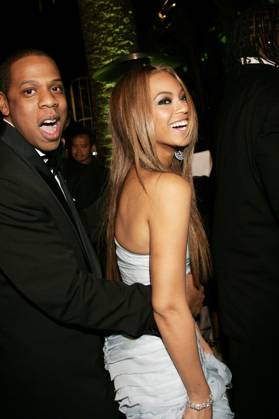 Beyonce Knowles and Jay Z at the Vanity Fair Oscar Party held at Mortons Restaurant. West Hollywood, 27 February 2005. FAM14545 Copyright: xFAMOUS. x 08201769