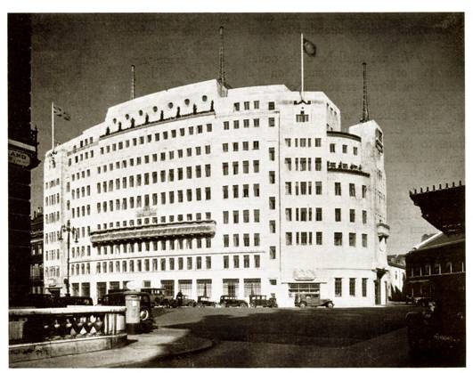 RECORD DATE NOT STATED BBC Broadcasting House, Portland Place, London The newly built BBC Broadcasting House, Portland Place, London. Date: 1935  Copyright: Copyrightx(c)Geminix2023.xCredit:xGemini 12688158