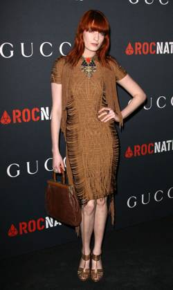Florence Welch at the Pre-Grammy Gucci Party at Soho House in Los Angeles - 12 February 2011 FAM40577 Copyright: x FAMOUSx 19835334