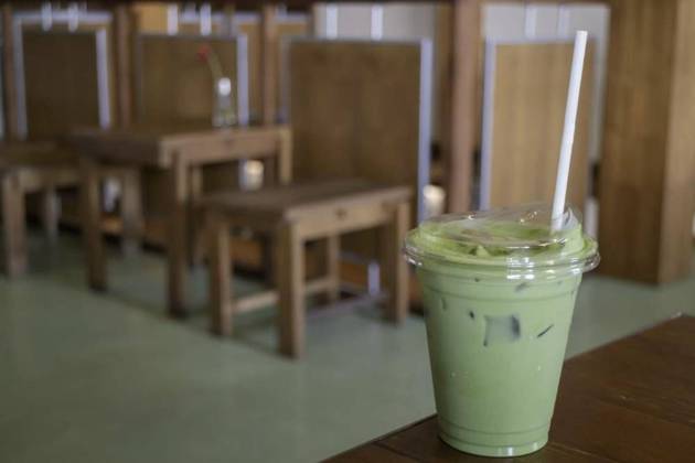  Matcha latte or iced green tea, Matcha latte or iced green tea, stock photo, Matcha latte or iced green tea, stock photo, 07.03.2024, Copyright: xnalinratphix Panthermedia36878749.jpg
