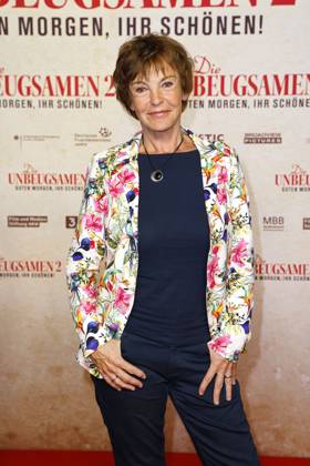 Katrin Sass at the Die Unbeugsamen 2 Guten Morgen, Ihr Schoenen movie premiere on 26 08 2024 in Berlin Die Unbeugsamen 2 movie premiere in Berlin