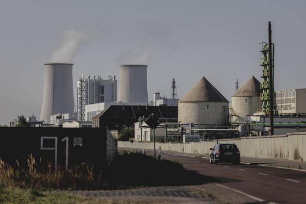Exterior view of the chemical park in Leuna, 28 08 2024 Leuna Germany Copyright: xFlorianxGaertner photothek.dex