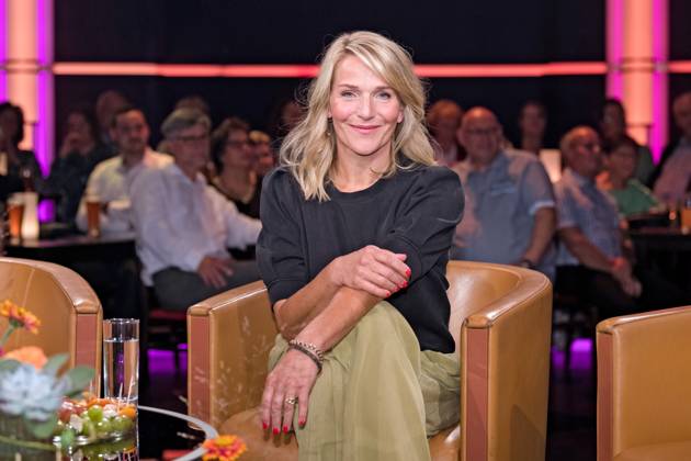 MDR Riverboat actress Tanja Wedhorn on the occasion of the recording of the MDR talk show Riverboat on 13 09 2024 at Mediacity Leipzig 20240913ADO0005