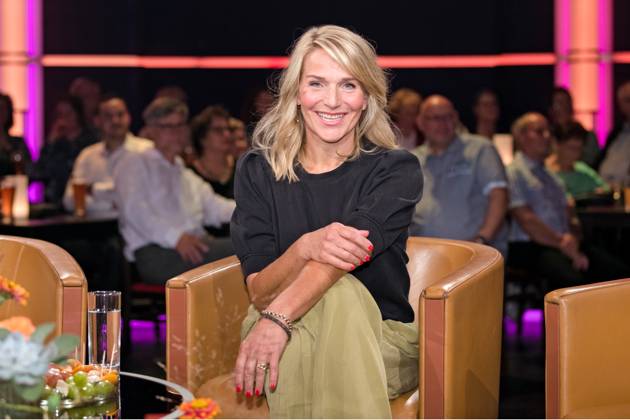 MDR Riverboat actress Tanja Wedhorn on the occasion of the recording of the MDR talk show Riverboat on 13 09 2024 at Mediacity Leipzig 20240913ADO0006