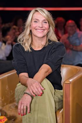 MDR Riverboat actress Tanja Wedhorn on the occasion of the recording of the MDR talk show Riverboat on 13 09 2024 at Mediacity Leipzig 20240913ADO0008