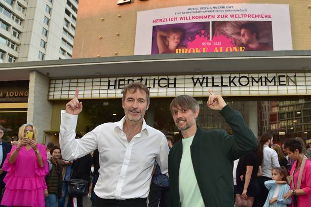 BROKE ALONE A kinky love story Guido Broscheit with Axel Schreiber Arrival, red carpet for the world premiere of BROKE ALONE A kinky love story in Berlin, on 17 09 2024 Photopress Mueller