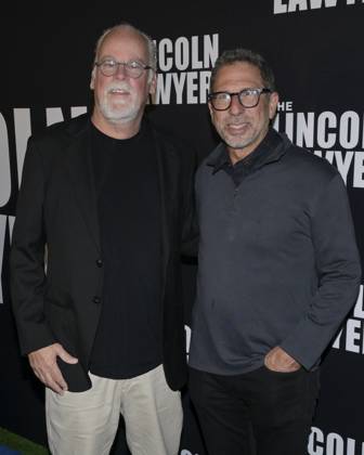 The Lincoln Lawyer Season 3 Celebration 10 October 2024 - Beverly Hills, California - Michael Connelly and Barry Rossen. The Lincoln Lawyer Season 3 Celebration at LA Center Studios. Photo Credit: Billy Bennight AdMedia Los Angeles California United States EDITORIAL USE ONLY  Copyright: xx BillyxBennightx admphotostwo899972