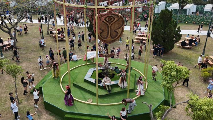 RECORD DATE NOT STATED Tomorrowland Brazil 2024 ITU (SP), 10 11 2024 FESTIVAL MUSIC TOMORROWLAND SP View of the Garden Stage during Tomorrowland Brasil, which starts this Friday, October 11, 2024. The city of Itu is expected to receive more than 100 thousand people this weekend during the Festival, with the theme Adscendo. The festival ends on Sunday, and has 5 stages and more than 150 artists. (Foto: Leco Viana Thenews2 imago images) Tomorrowland Brazil 2024  Copyright: xLecoxVianax