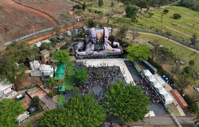 RECORD DATE NOT STATED Tomorrowland Brazil 2024 ITU (SP), 10 11 2024 FESTIVAL MUSIC TOMORROWLAND SP View of the Core Stage during Tomorrowland Brasil, which starts this Friday, October 11, 2024. The city of Itu is expected to receive more than 100 thousand people this weekend during the Festival, with the theme Adscendo. The festival ends on Sunday, and has 5 stages and more than 150 artists. (Foto: Leco Viana Thenews2 imago images) Tomorrowland Brazil 2024  Copyright: xLecoxVianax