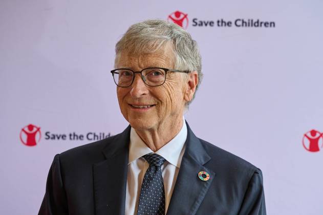 Event organized by Save the Children Germany and the vaccination alliance Gavi on the topic of vaccination equity and equal starting opportunities on 14 10 2024 in Berlin Photo Bill Gates, founder of the Bill Melinda Gates Foundation, participant of the event The event took place as part of the World Health Summit conference at the Cafe am Neuen See EDITORIAL USE ONLY Copyright: epd-bild ChristianxDitsch D24D1014SaveTheChildren155132