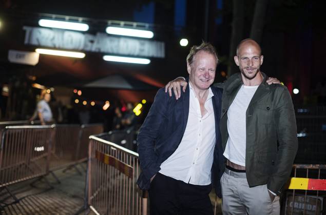 Stellan Skarsgard, Gustaf Skarsgard Tarzan premier after party Trädgarden, Stockholm, Sweden 2016-07-11 (c) TÄRNHUVUD ANNA Aftonbladet IBL Bildbyra * * * EXPRESSEN OUT * * * AFTONBLADET 85705 Premiär pa filmen Legenden om Tarzan - efterfest pa Trädgarden i Stockholm Stockholm Sverige x2512x  Copyright: xAnnaxTärnhuvud Aftonbladet TTx After party Tarzan premier Stockholm, Sweden
