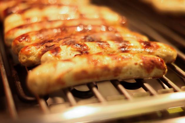 05 11 2024, Football, UEFA Champions League, Borussia Dortmund SK Sturm Graz, Matchday 4, Signal Iduna Park, Season 2024 2025 Stadium sausage on the grill North Rhine-Westphalia Germany