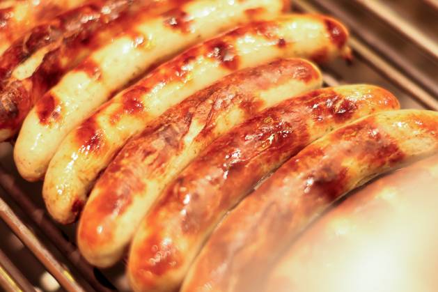 05 11 2024, Football, UEFA Champions League, Borussia Dortmund SK Sturm Graz, Matchday 4, Signal Iduna Park, Season 2024 2025 Stadium sausage on the grill North Rhine-Westphalia Germany