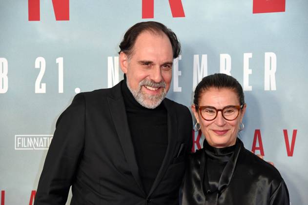 Thomas Loibl, Lisy Christl at the German premiere of KONKLAVE at the Delphi Filmpalast in Berlin on 06 11 2024