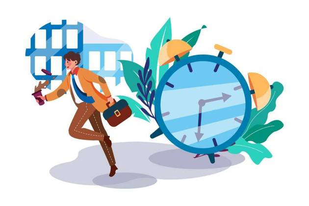  Businessman going for office, Corporate Culture Illustration concept. Flat illustration isolated on white background, Corporate Culture Illustration concept. Flat illustration isolated on white background, 28.09.2024, Copyright: xfreeslabx Panthermedia37980156.jpg