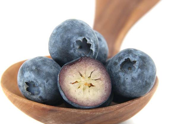 Fresh Blueberries in Wooden Spoon Isolated on White Background, Close-up of ripe blueberries in a wooden spoon, highlighting their vibrant color and juicy texture. Perfect for emphasizing health benefits and nutrition in culinary or dietary contexts., Close-up of ripe blueberries in a wooden spoon, highlighting their vibrant color and juicy texture. Perfect for emphasizing health benefits and nutrition in culinary or dietary contexts., 26.11.2024, Copyright: xNetPixx Panthermedia38353462.jpg