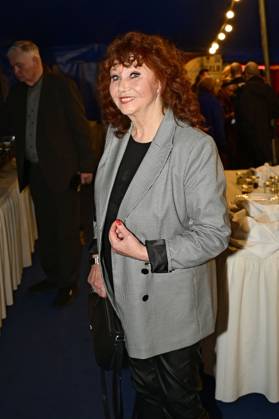 Regina Thoss at the birthday show ™Stars in the ring for Bert Beels 80th birthday at Circus Mondeo in Gutschmidtstraße Berlin, 01 12 2024 Foto:xM.xWehnertx xFuturexImagex beel_4338