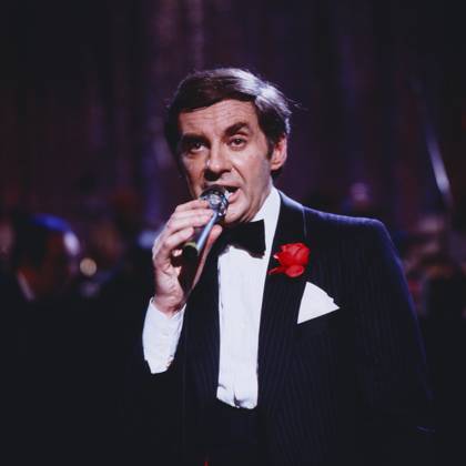 TONIGHT HARALD Tonight: Harald - ZDF Show, 1984, im Ballsaal des Interconti Berlin, Harald Juhnke stellt sich in seiner Show als Entertainer vor, Berlin Deutschland Copyright: ArthurxGrimm AGR_82030589 EDITORIAL USE ONLY