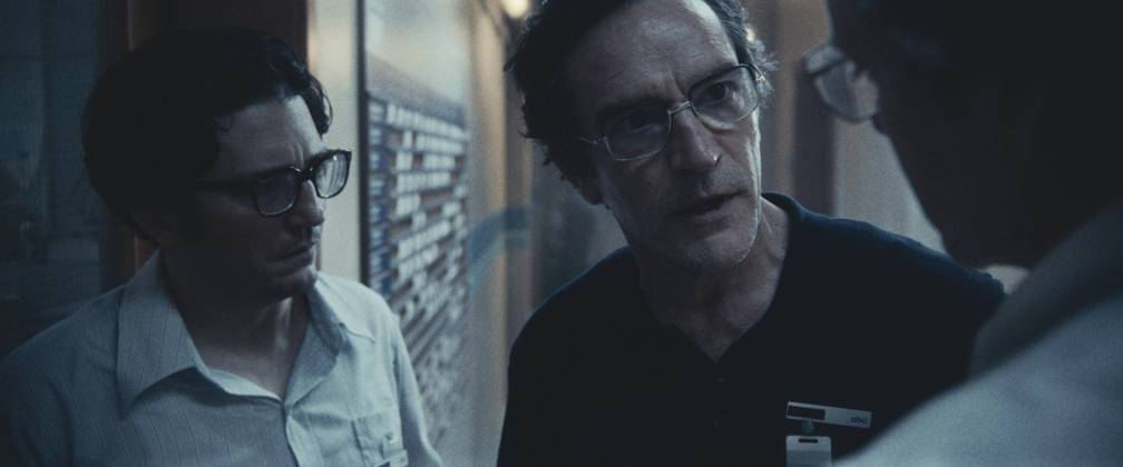 Better Man (2024) September 5 (2024) Geoff Mason (John Magaro) Marvin Bader (Ben Chaplin) Roone Arledge (Peter Sarsgaard) EDITORIAL USE ONLY Copyright: xCAP TFSx