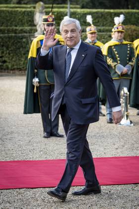 December 11, 2024, Rome, Italy: Italian Foreign Minister Antonio Tajani arrives at Villa Doria Pamphilj before the meeting between Italian Prime Minister Giorgia Meloni and King Felipe VI of Spain in Rome. Rome Italy - ZUMAs197 20241211_aaa_s197_171 Copyright: xStefanoxCostantinox
