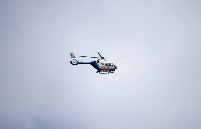 17 06 2024, Football UEFA EURO 2024, A police helicopter circles over the stadium grounds during the event, with cameras for surveillance 17 06 2024, Football UEFA EURO 2024, 17 06 2024, Football UEFA EURO 2024,