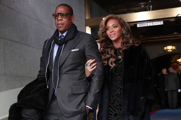 Inauguration for President Barack Obama s second term Recording artists Jay-Z and Beyonce arrive at the presidential inauguration on the West Front of the U.S. Capitol January 21, 2013 in Washington, DC. Barack Obama was re-elected for a second term as President of the United States. (Win McNamee Getty Images MCT) WASHINGTON DC USA EDITORIAL USE ONLY Copyright: xx 1133905 WinxMcNamee GettyxImagesx krtphotoslive596060