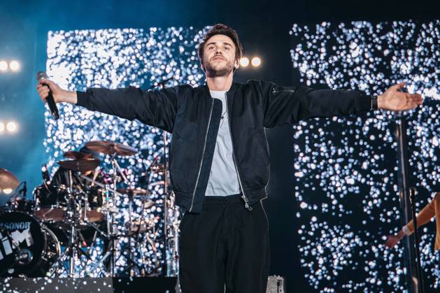 Bilder des Jahres 2024, Entertainment 12 Dezember Clueso live bei seinem Weihnachten zu Hause -Konzert in der Messehalle. Erfurt, 28.12.2024 Foto:xM.xKremerx xFuturexImagex clueso_4216