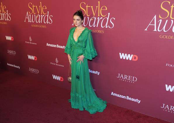 January 3, 2025, Los Angeles, California, USA: Charlotte Lawrence on the red carpet at the 2025 Golden Globes WWD Style Awards on Friday January 3, 2025 at the Four Seasons Hotel Los Angeles at Beverly Hills in Los Angeles, California. JAVIER ROJAS PI Los Angeles U.S - ZUMAp124 20250103_zaa_p124_127 Copyright: xJavierxRojasx
