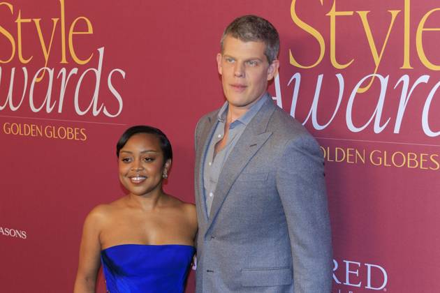 January 3, 2025, Los Angeles, California, USA: Quinta Brunson and Wes Gordon (L-R) on the red carpet at the 2025 Golden Globes WWD Style Awards on Friday January 3, 2025 at the Four Seasons Hotel Los Angeles at Beverly Hills in Los Angeles, California. JAVIER ROJAS PI Los Angeles U.S - ZUMAp124 20250103_zaa_p124_135 Copyright: xJavierxRojasx