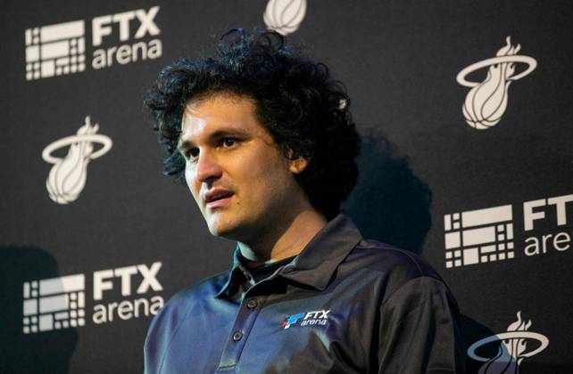 OPED-EFFECTIVE-ALTRUISM-COMMENTARY-MI FTX CEO Sam Bankman-Fried attends a press conference at the FTX Arena in downtown Miami on June 4, 2021. (Matias J. Ocner Miami Herald TNS) EDITORIAL USE ONLY Copyright: xx 65631592W MatiasxJ.xOcnerx krtphotoslive923566