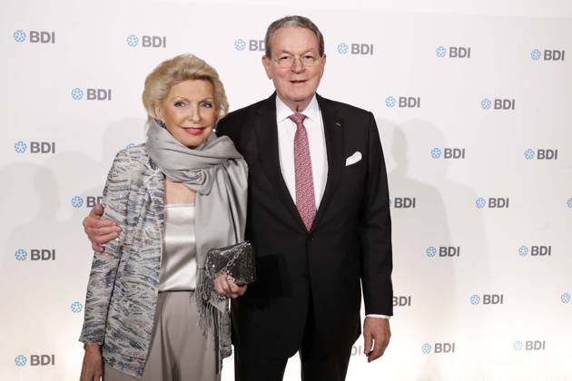 more festive Evening of BDI, Federal Association Germans Industry, at DHM in Berlin, Maria Elisabeth Schaeffler, Life partner Juergen Thumann, Berlin Germany, Germany